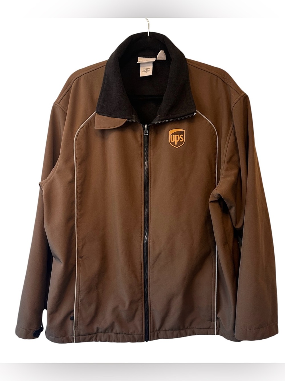 UPS WearGuard Uniform Softshell Jacket Brown United Parcel Service 14768 Mens XL